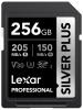 Карта памяти Lexar Pro SILVER PLUS (SDXC) 256 Gb class 10 UHS-I 255/180 mb/s LSDSIPL256G-BNNNG
