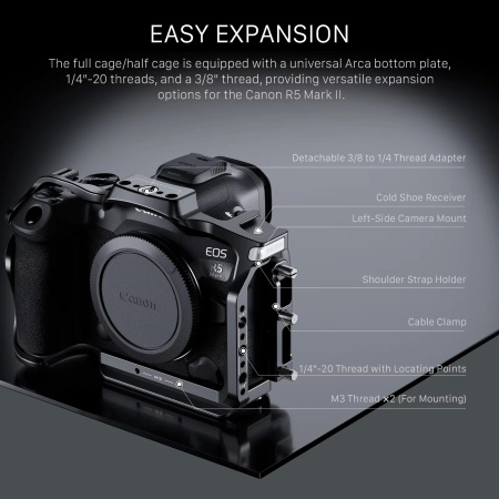Клетка Tilta Full для Canon R5 Mark Il Чёрная TA-T68-FCC-B