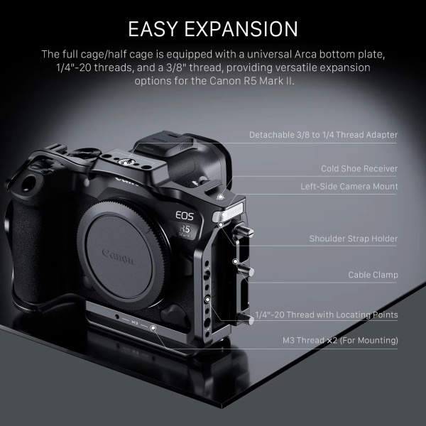 Клетка Tilta Full для Canon R5 Mark Il Чёрная TA-T68-FCC-B