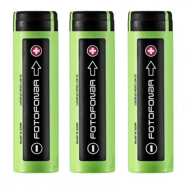 Аккумулятор 18650 Panasonic 3400 mAh (3шт)