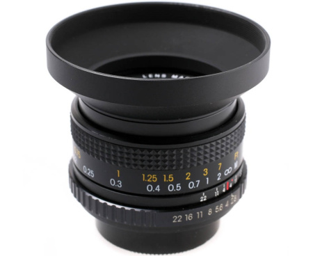 Бленда для объектива JJC 58mm металлическая, широкий угол LN-58W