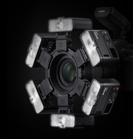 Фотовспышка Godox MF12-K2 для макросъемки