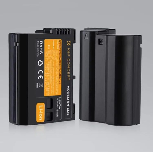 Зарядное устройство Nikon EN-EL15 + 2 аккумулятора не ориг. KF28.0012