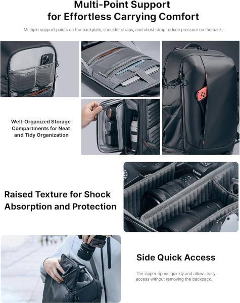 Рюкзак Ulanzi BP09 22L чёрный