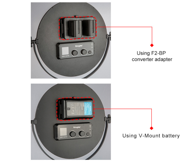 Адаптер питания KingMa F2-BP (V-Mount - NP-F)