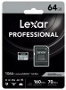 Память Lexar (microSDXC) 64Gb UHS-I U3 V30 1066x 160 mb/s