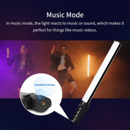 Осветитель светодиодный Sirui Duken T60 Telescopic RGB жезл