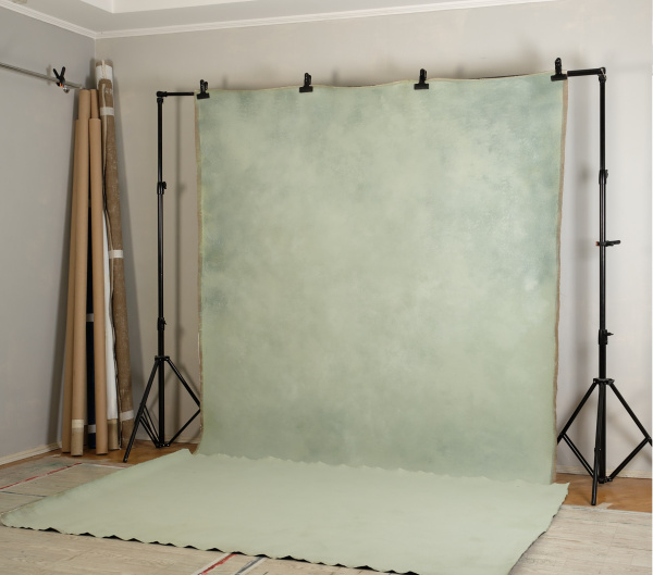 Фон на холсте, ручной работы SM.TEXTURE 2*2,2м. Sea salt