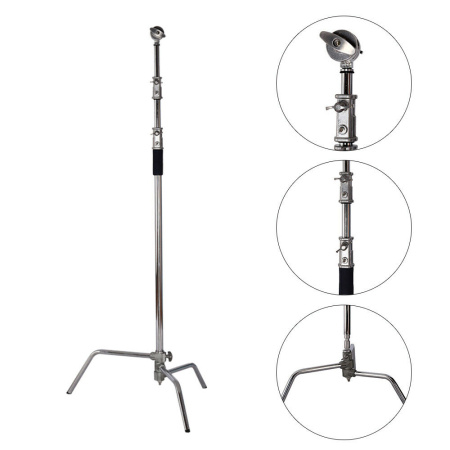 Стойка наклонная C-Stand CS06 макс выс 4500mm, нагр. 20кг, вес 8,5кг (журавль)