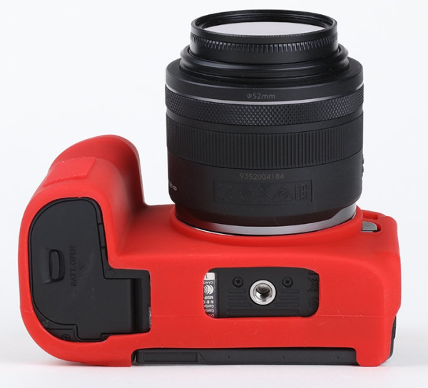 Чехол силиконовый для Canon EOS R красный