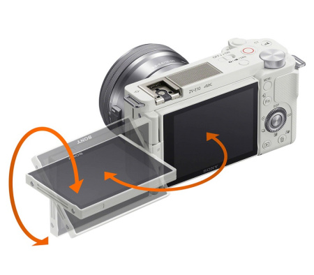 Цифровая камера Sony ZV-E10 kit 16-50 белый