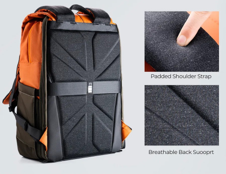 Рюкзак KF Concept Urban Wander 01 20L Orange KF13.087AV1