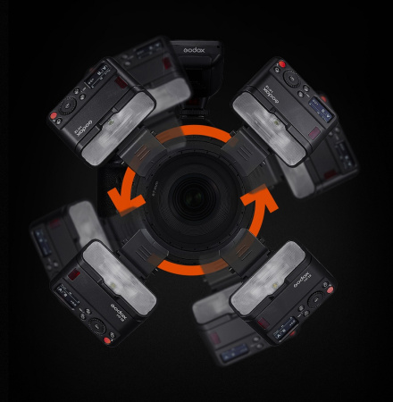 Фотовспышка Godox MF12-K2 для макросъемки