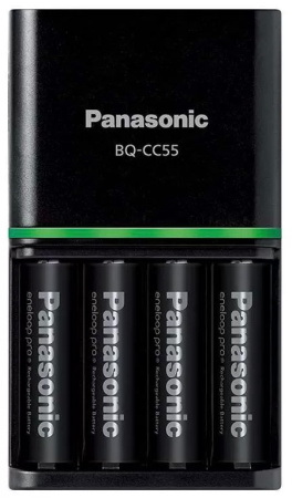 Зарядное устройство Panasonic Smart Plus (K-KJ55HCD40E) + 4шт АА 2500 mAh
