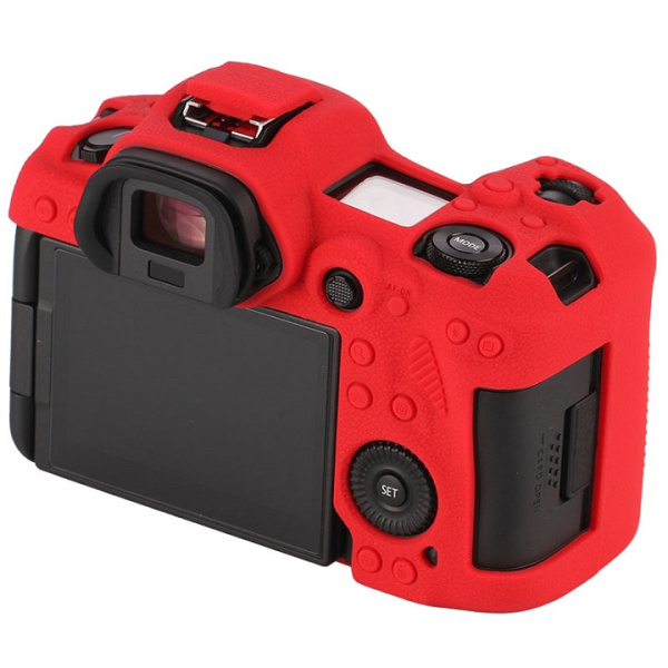 Чехол силиконовый для Canon EOS R5 красный