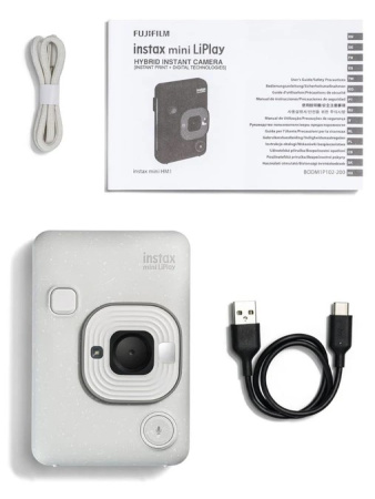 Компактная камера с мгновенной печатью Fujifilm Instax Mini LiPlay White