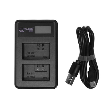 Зарядное устройство Sony NP-FW50 на 2 аккумулятора не ориг. Ruibo