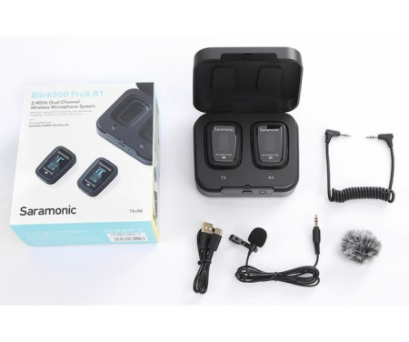 Беспроводная микрофонная система Saramonic Blink500 ProX B1 приемник + передатчик