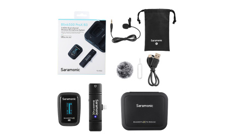 Беспроводная микрофонная система Saramonic Blink500 ProX B3(TX+RXDI) Lightning