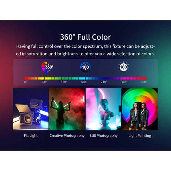 Осветитель светодиодный Sirui Duken T60 Telescopic RGB жезл