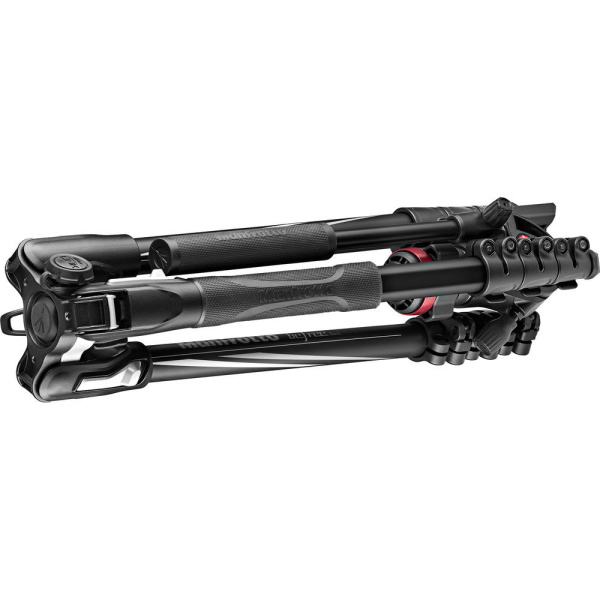 Штатив Manfrotto MVKBFRL-LIVE Befree Live Lever с видеоголовой, алюм, черный