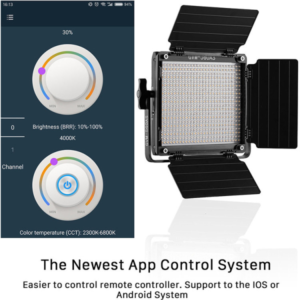 Комплект осветителей светодиодных GVM 560AS (2 источника)