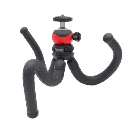 Штатив FUJIMI FFT-SLOTH Гибкий штатив с держателем для смартфона. Штативный разъём 1/4. Высота 44 см