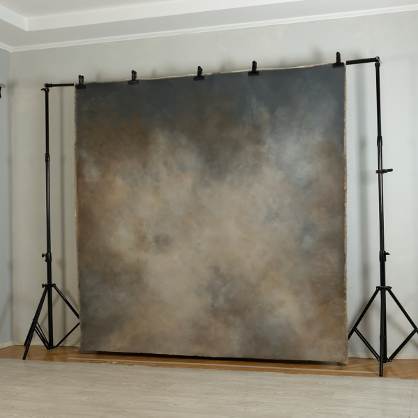 Фон на холсте, ручной работы SM.TEXTURE 2*2,2м. Baykal+Nebula