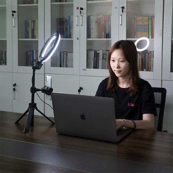 Осветитель светодиодный Ulanzi VIJIM Vlog Tripod кольцевой