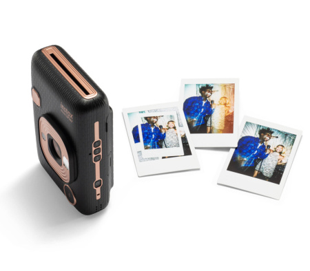 Компактная камера с мгновенной печатью Fujifilm Instax Mini LiPlay Black