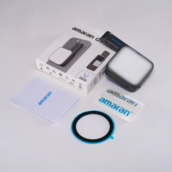 Осветитель светодиодный Aputure Amaran Go для смартфона Чёрный