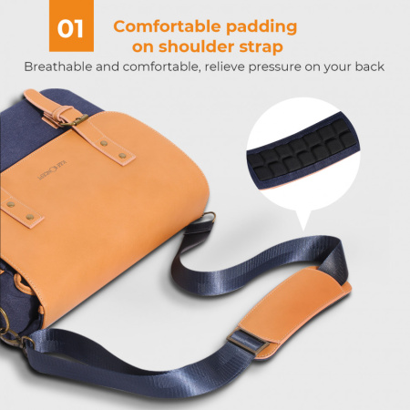 Фотосумка KF Concept Messenger Beta 12L KF13.062V1