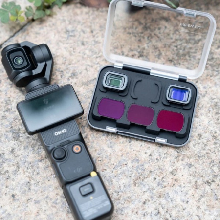 Набор объективов Freewell для DJI Osmo Pocket 3 (3 объектива + 3 ND-фильтра)