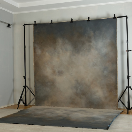 Фон на холсте, ручной работы SM.TEXTURE 2*2,2м. Baykal+Nebula