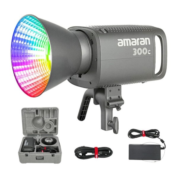 Осветитель светодиодный Aputure Amaran 300c серый