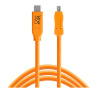 Кабель Tether Tools TetherPro USB-C to USB 2.0 Mini-B 8-Pin 4.6m Orange [CUC2615-ORG]