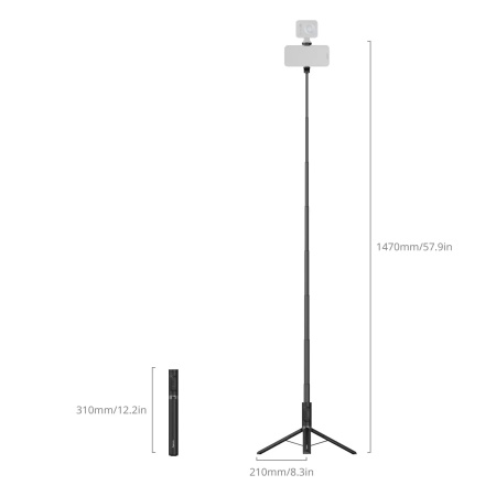 Стойка для смартфонов SmallRig 5291 Selfie Stick ST30 Lite