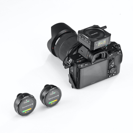 Беспроводная микрофонная система Saramonic BlinkMe B2(TX+TX+RX) приемник + 2 передатчика