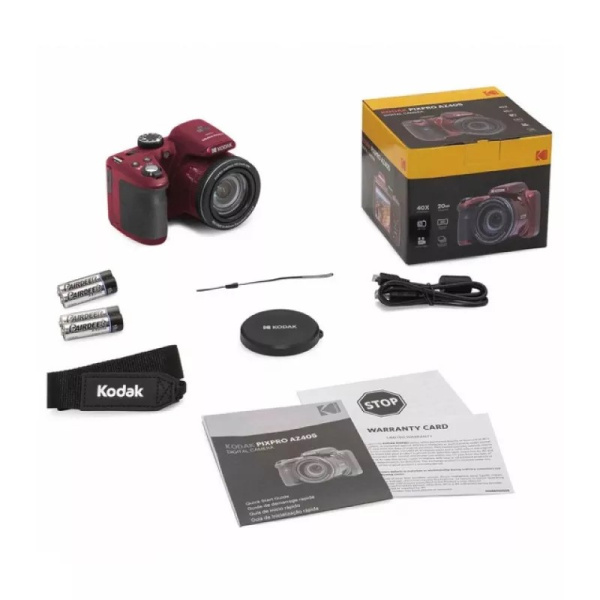 Компактная камера Kodak PIXPRO AZ405 (красный)