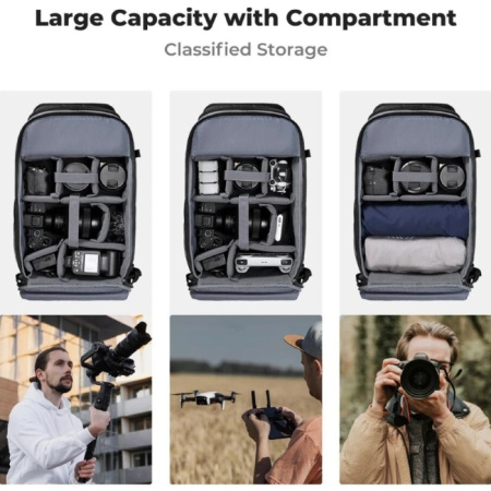 Рюкзак KF Concept Star Wander 01 25L Серый KF13.105