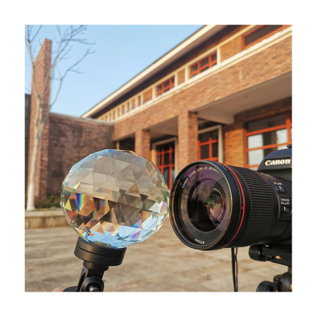 Кристалл для фотографирования шар с гранями Round pro резьба 1\4"