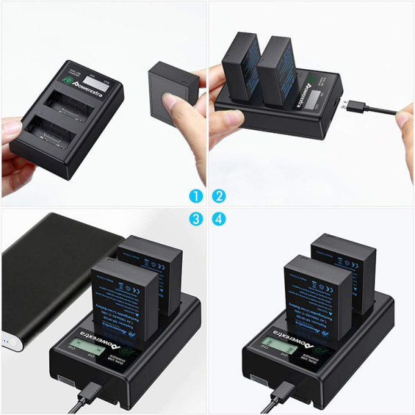 Зарядное устройство Fujifilm NP-W126 + 2 аккумулятора не ориг. Powerextra