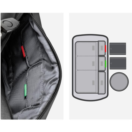 Фотосумка KF Concept Alpha Sling Bag 10L чёрная KF13.157V1