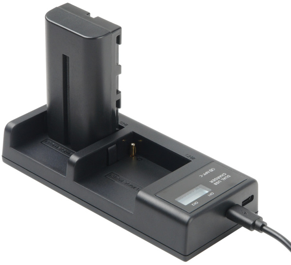 Зарядное устройство Sony NP-F960\750\550 на 2 аккумулятора DualCharger GreenBean