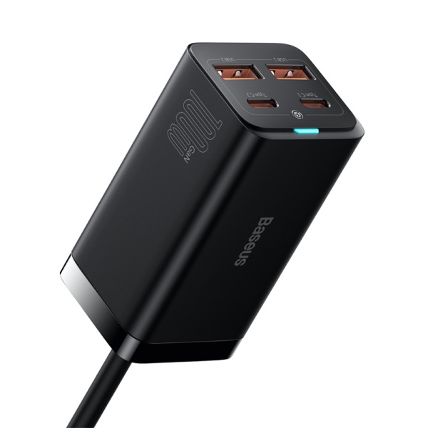 Сетевое зарядное устройство Baseus GaN3 Pro Desktop 2C+2U черный
