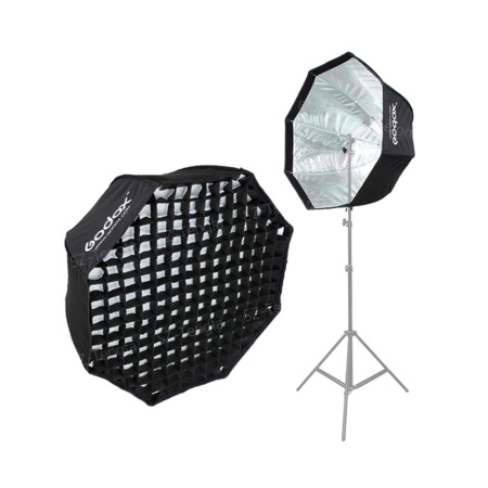 Октобокс-зонт Godox SB-UBW 120см быстроскладной + сотовая решетка НЕ BOWENS