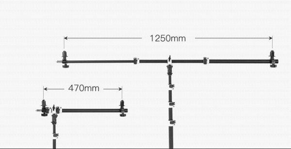 Держатель фона и отражателей HPUSN F2 (545-1250мм)