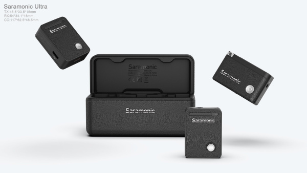 Беспроводная микрофонная система Saramonic Ultra 01 (TX+TX+RX) приемник + 2 передатчикa