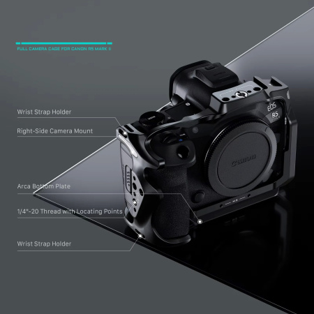 Клетка Tilta Full для Canon R5 Mark Il Чёрная TA-T68-FCC-B