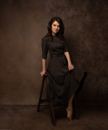 Фон на холсте, ручной работы SM.TEXTURE 2*2,2м. Imperial Brown